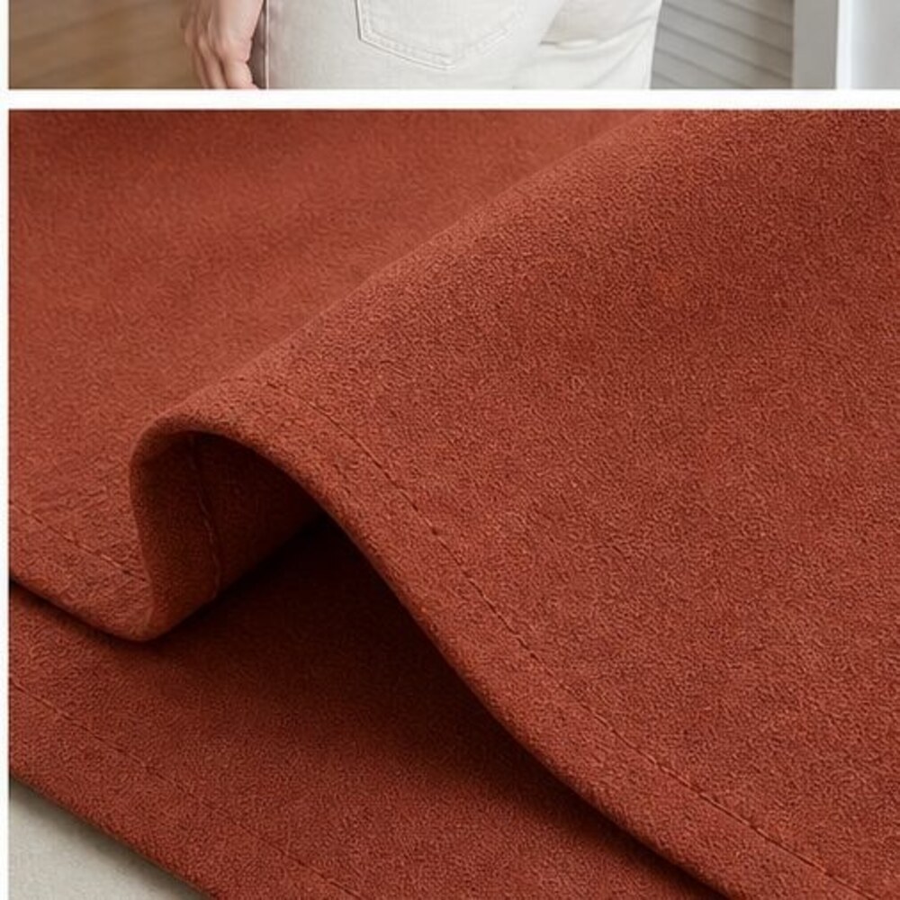Rust Ruffle Blouse - Picture 6 of 6